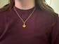 Small minimalist sterling silver Mjolnir
