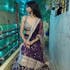 Georgette Sequence Embroidered Work Party Wear Purple Lehenga Choli