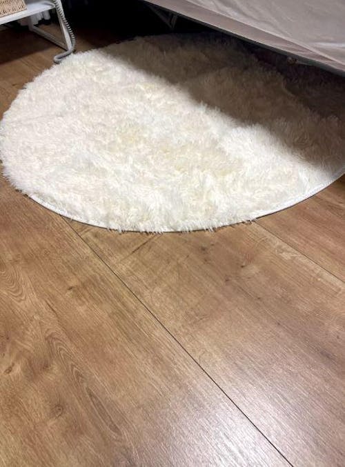Tapis Rond Chambre Enfant Crème