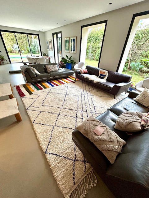 Grand Tapis Beniourain Arc-en-ciel Sur Mesure XXL