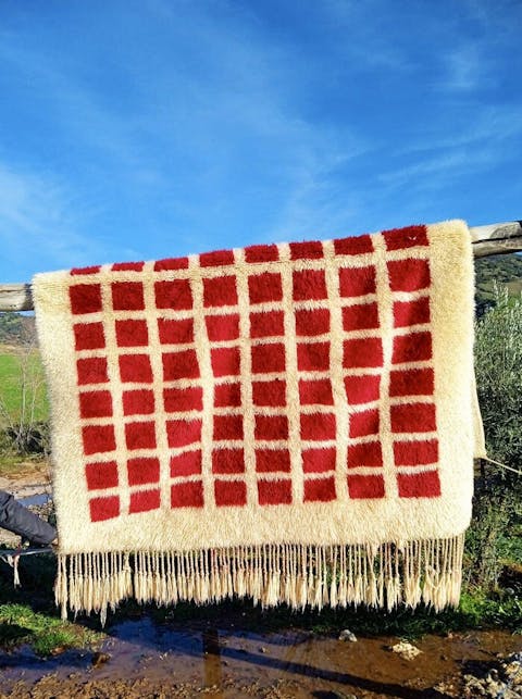 Tapis berbère de luxe Mrirt Salon I Plusieurs Couleurs I