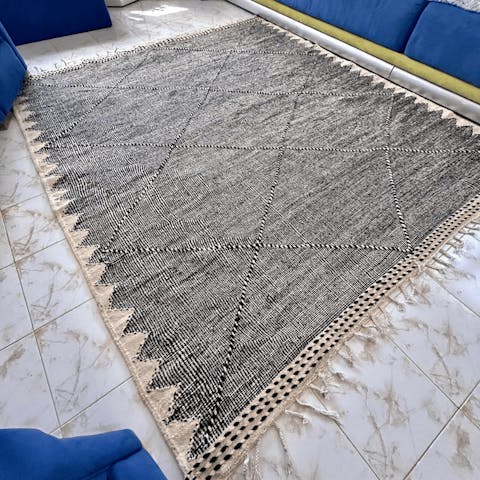 Tapis Zanafi Berbère Moyen Salon