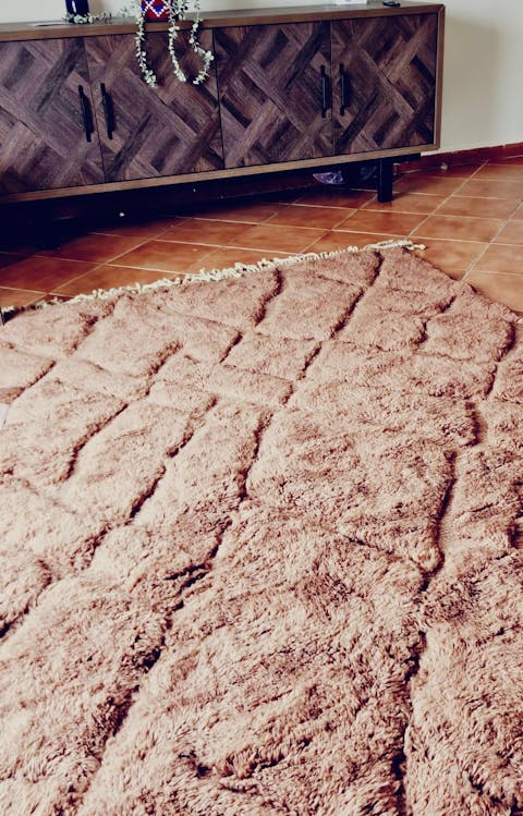 TAPIS Berbère MRIRT Marron Chocolat