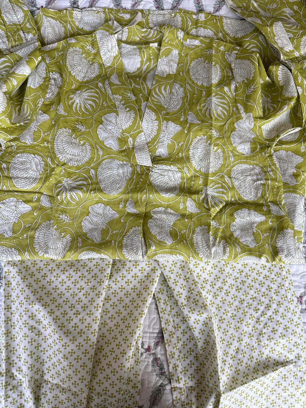 Light Green Paisley Printed Co-ord Set