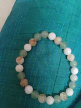Intention- I Deserve Good Lucks 8MM Natural Crystal Bracelet