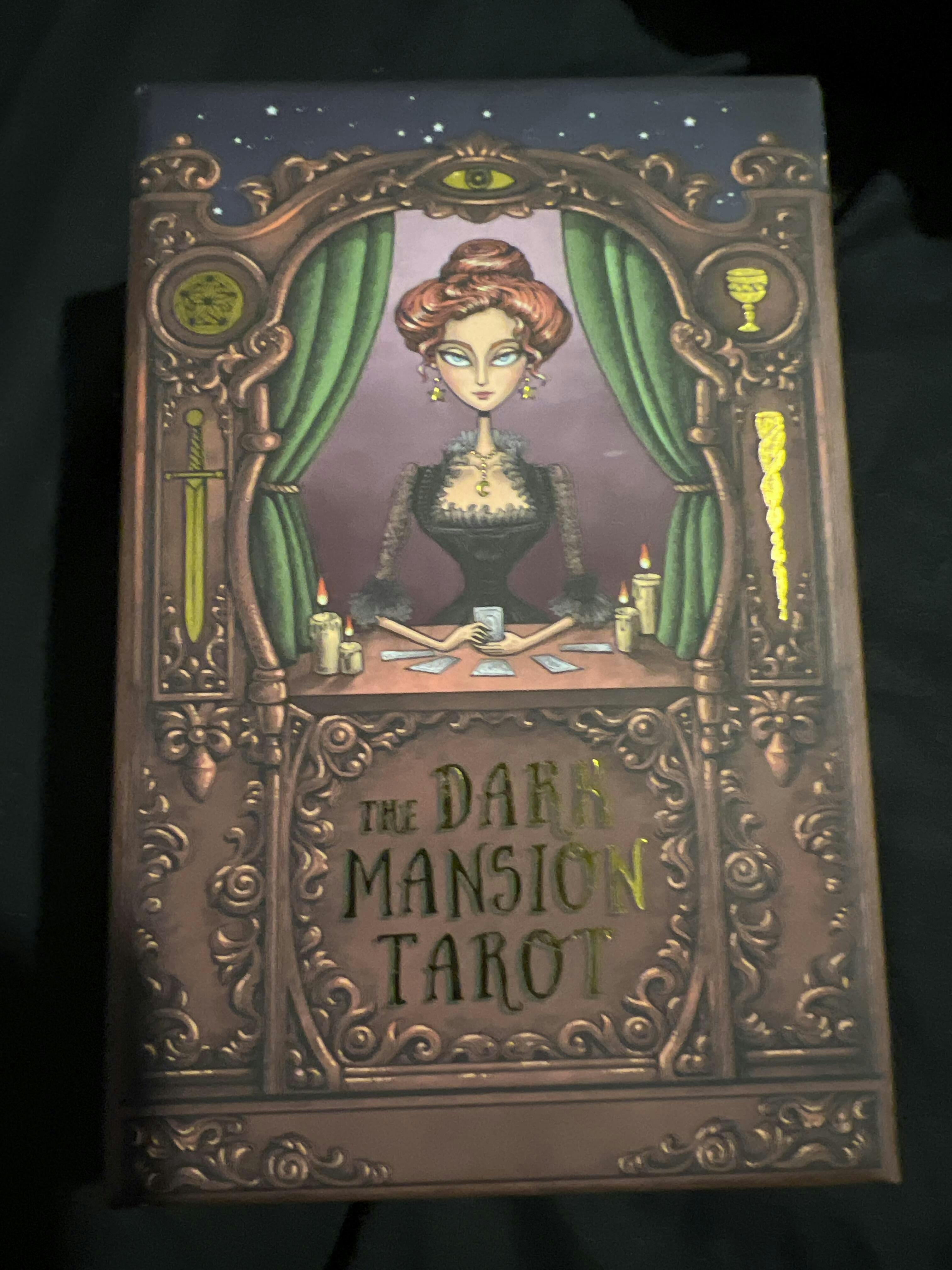 トランプ THE DARK MANSION TAROT The Dark Mansion Tarot - black edges