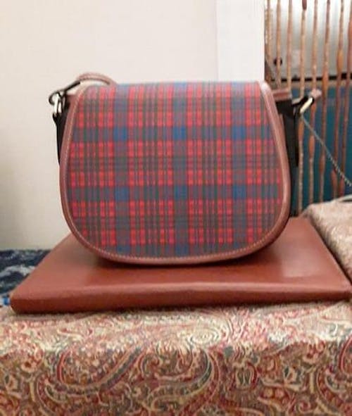 Clan MacLeod of Tullibardine Tartan Saddle Handbags KF84