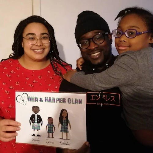 Scottish Clan Family Portrait – Personalized Canvas or Poster (Printed in the USA)