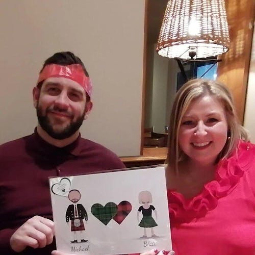 Scottish Clan Family Portrait – Personalized Canvas or Poster (Printed in the USA)