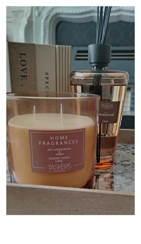 Soft Sandalwood & Amber 1200g Scented Candle