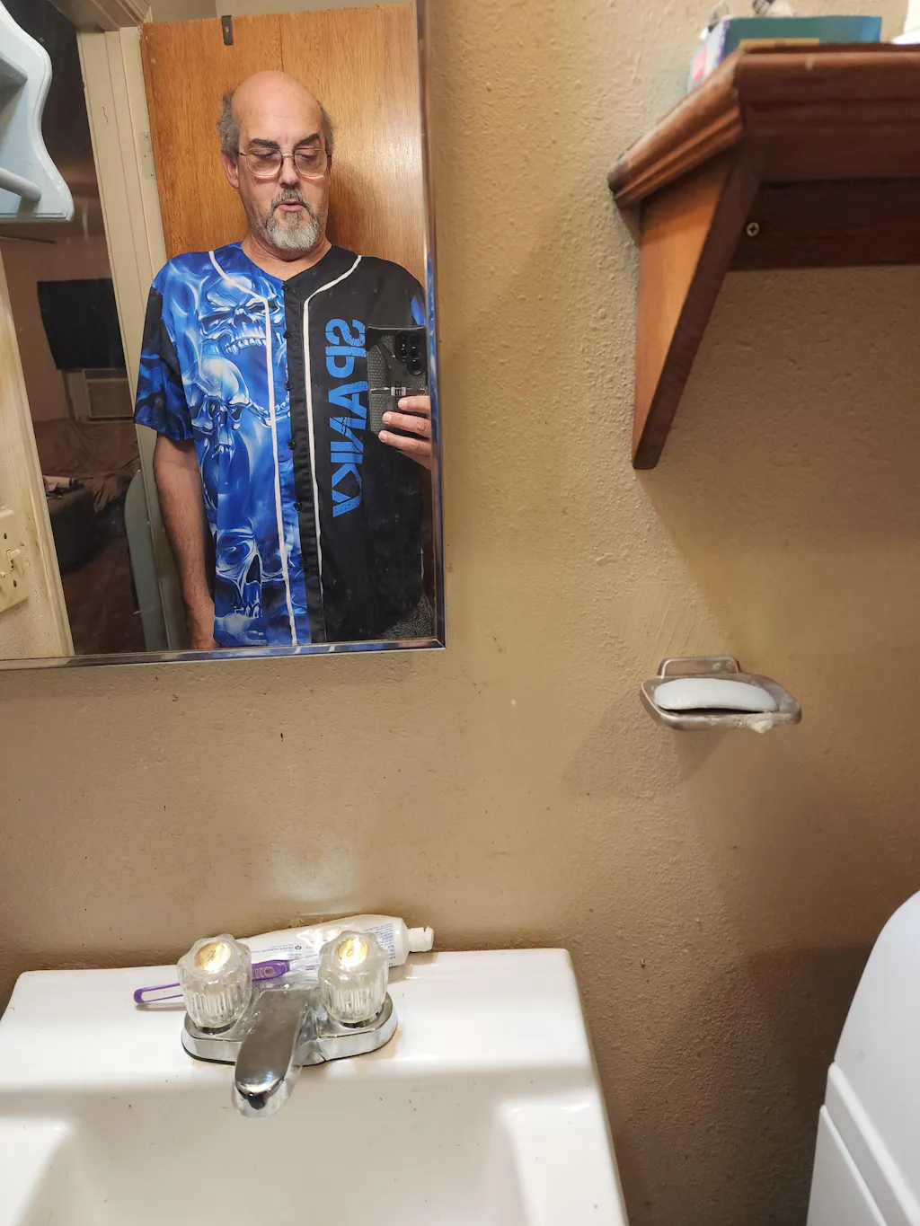 Blue Gothic Dragon Baseball Jersey Tatkuink Clothing