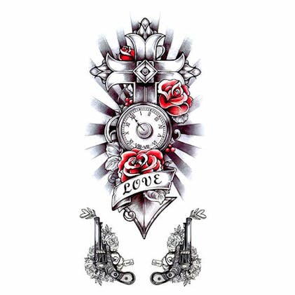 Tatouage De Croix De Guns N Roses