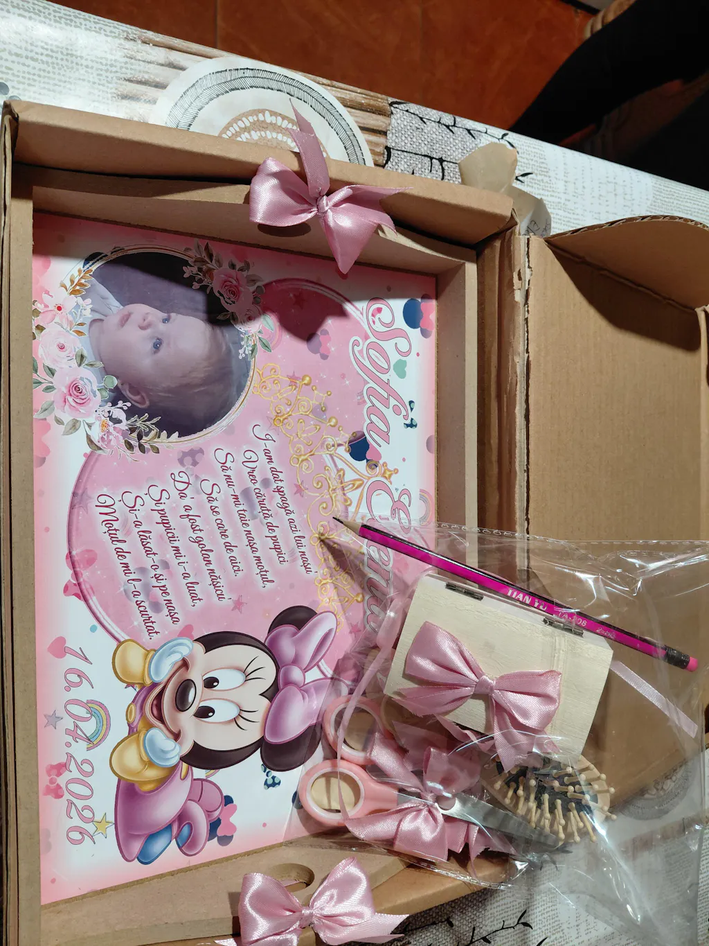 Minnie Mouse • Tavita de Mot Fete• Personalizata