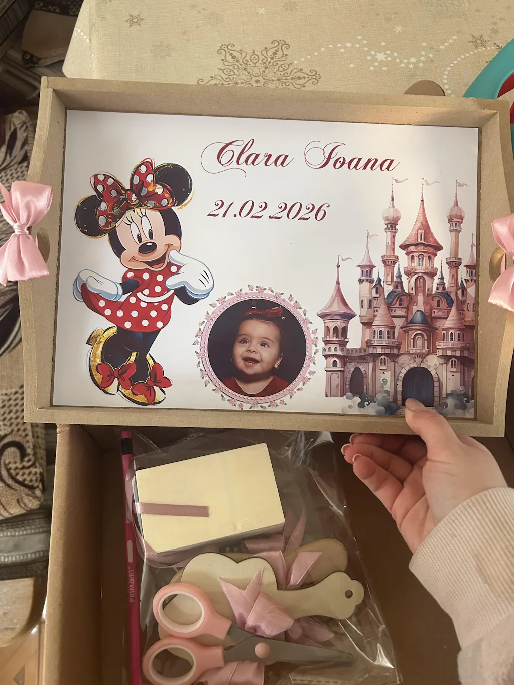 Minnie Mouse • Tavita de Mot Fete • Personalizata