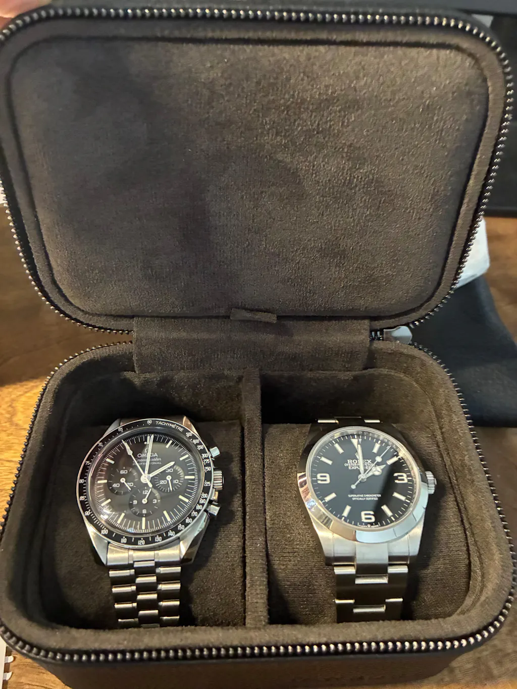 2 Watch Travel Case | Leather Watch Case Brown – TAWBURY