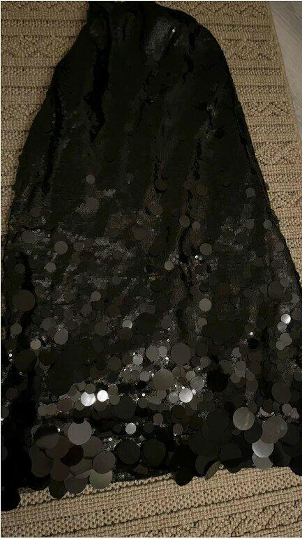 Solid Patchwork Sequins Chic Skirts For Women High Waist Zipper A Line Skirts