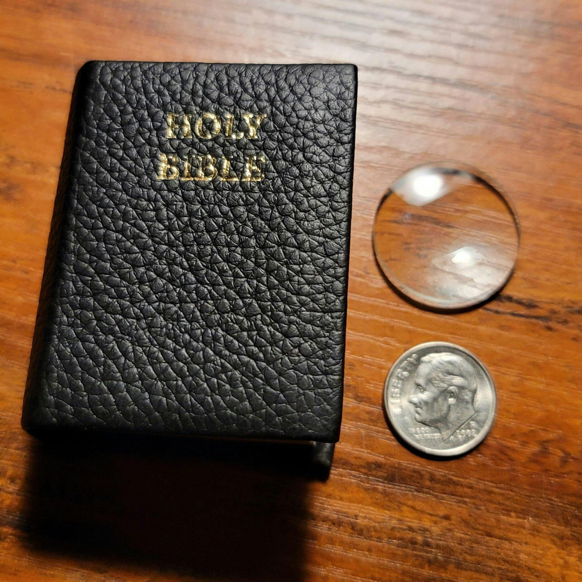 Tiny Bible, Cowhide NKJV – TB Publishing