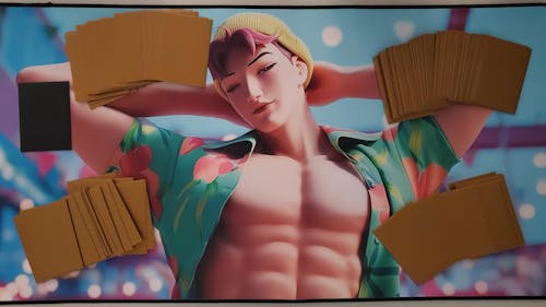 Abby Saja Boys Playmat | TCG Playmat | K-Pop Demon Hunters No Zones Option | 24x14 | 32x16 Sizes