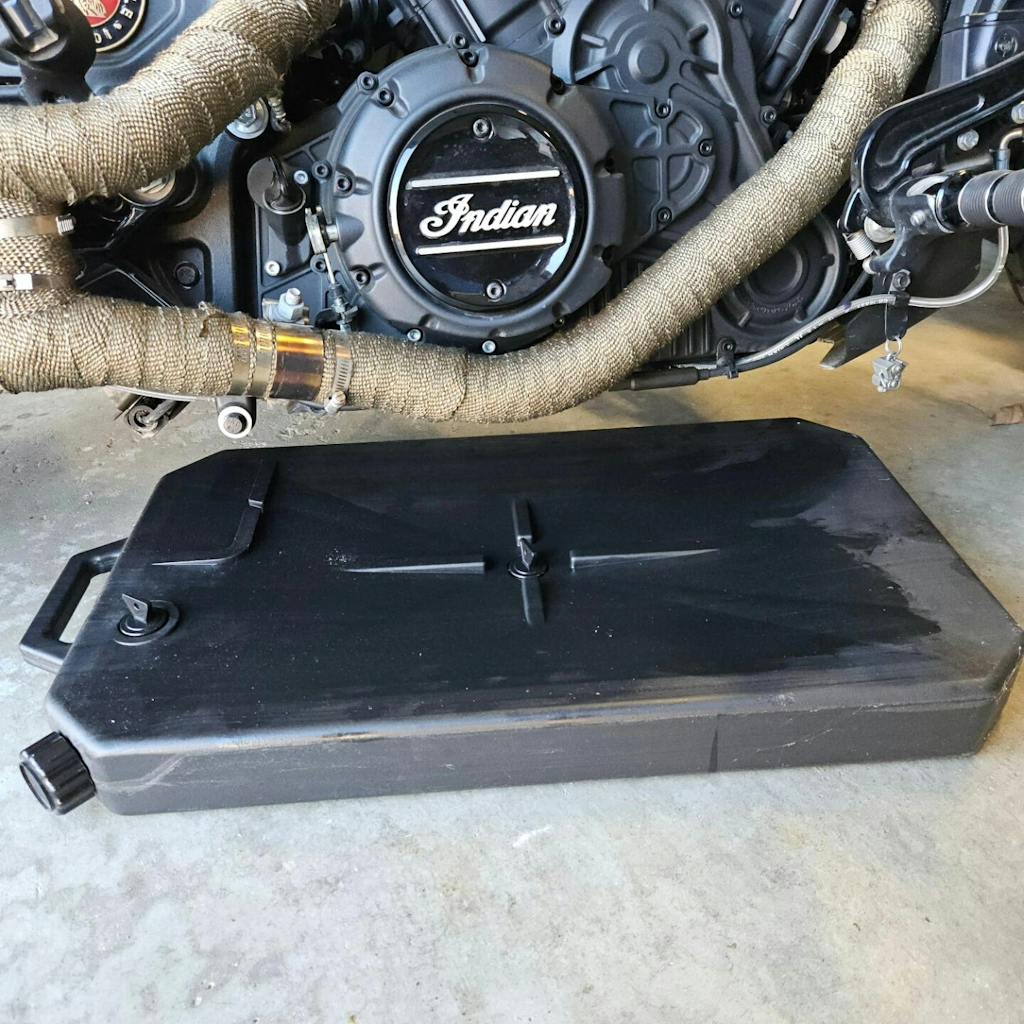 TCMT Low Profile Oil Drain Pan Spout