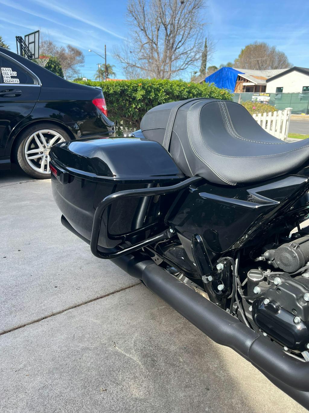 TCMT Saddlebag Bracket Guard Support Bar Fit For Harley Touring '23.5-'25