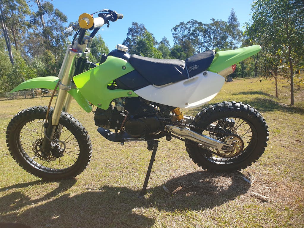 Green Plastics Fairing Kit For KLX110 Style Bike Atomik Thumpstar 125cc 250cc Dirt Bike