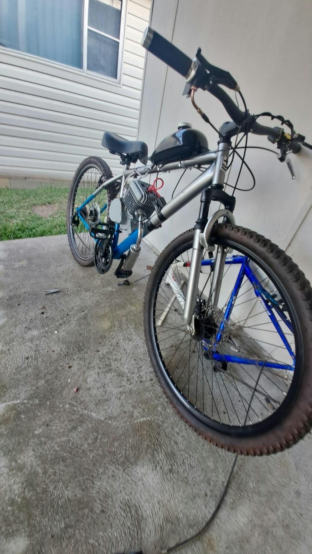 110cc Bicycle Motor Kit Push Bikes Motorized 2 Stroke Petrol Gas Engine Full Set