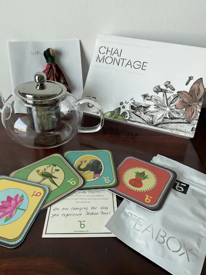 Chai Connoisseur's Dream Gift: 6 Handcrafted Blends, One