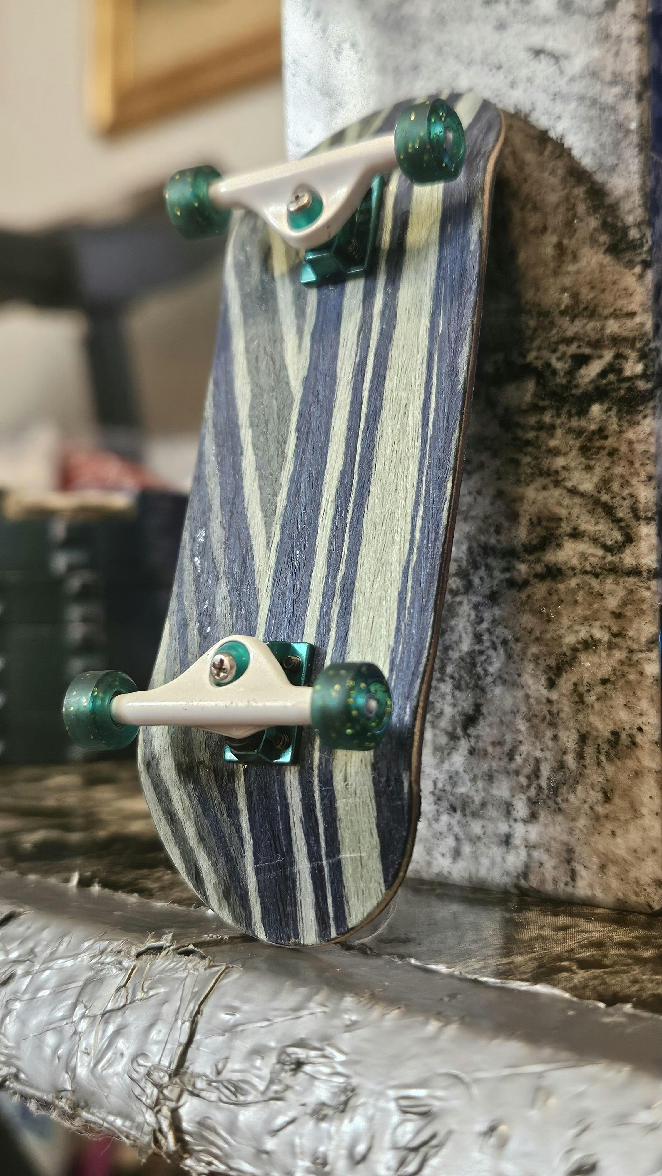 34mm Obsius x Teak Pro Fingerboard Trucks - Limited Edition Teal