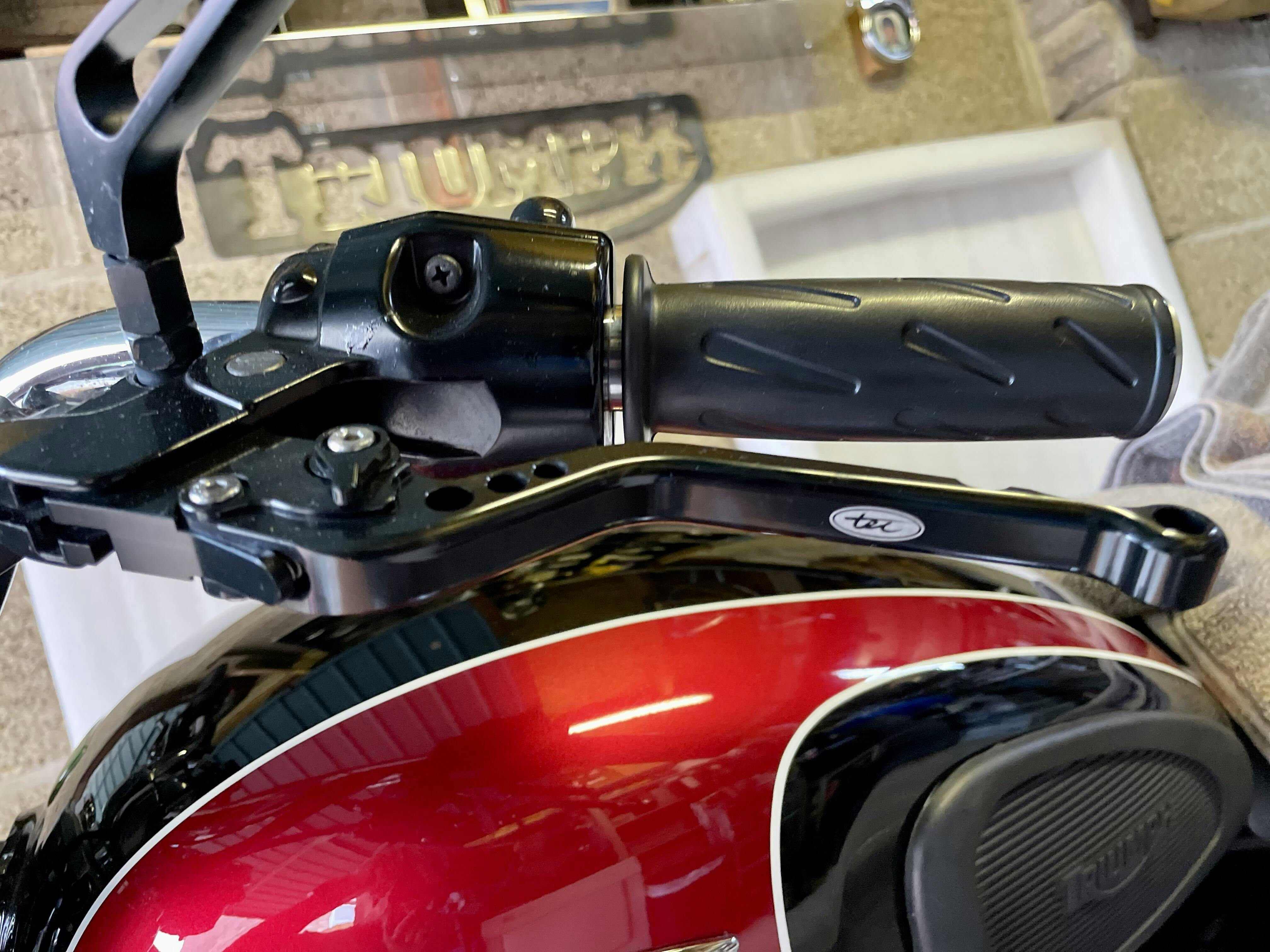 TEC CNC Alloy Adjustable Front Brake & Clutch Long Lever Set Air