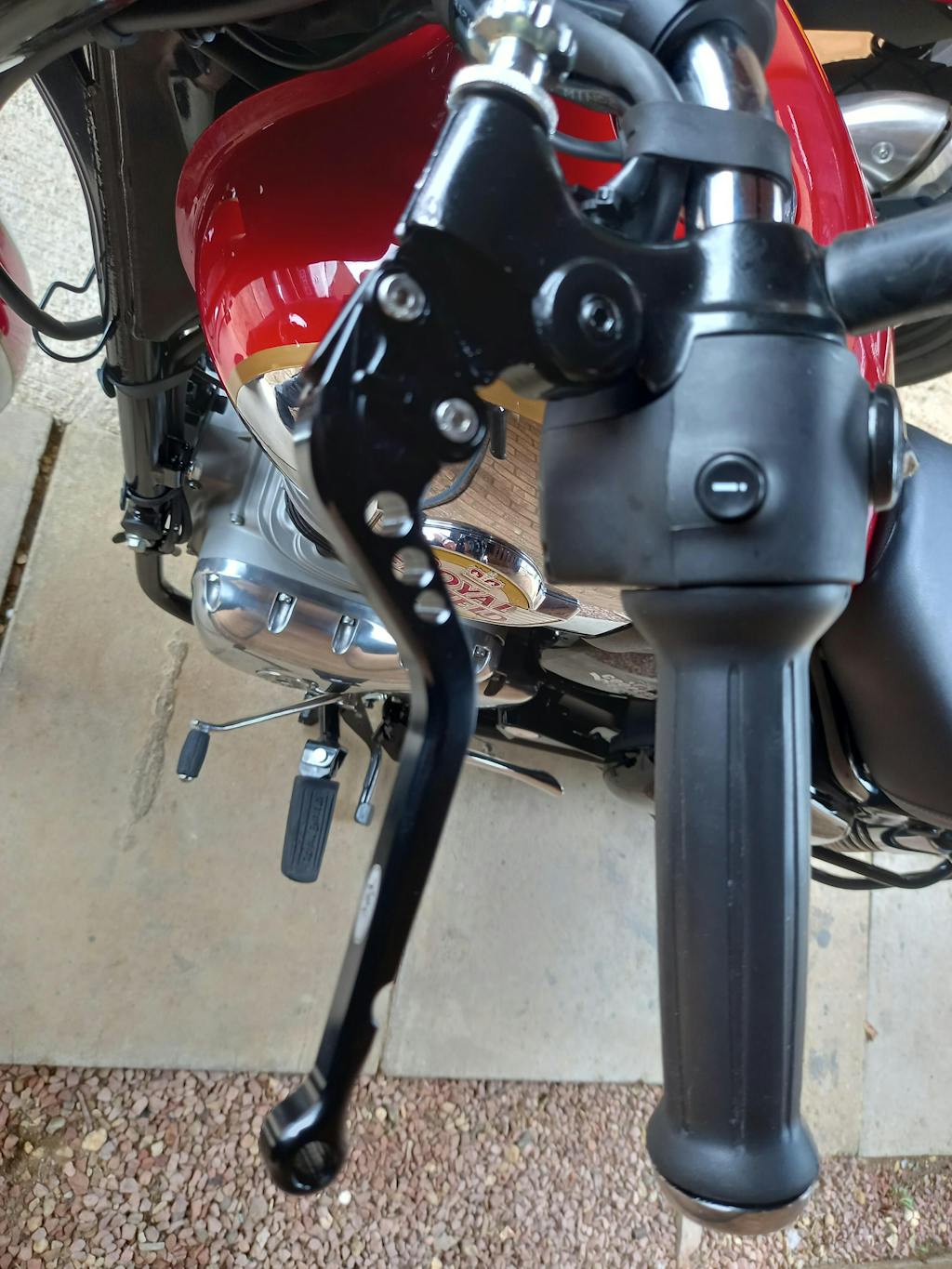 CNC Alloy Adjustable Brake and Clutch Levers Set Royal Enfield Meteor / Classic 350 TEC Bike