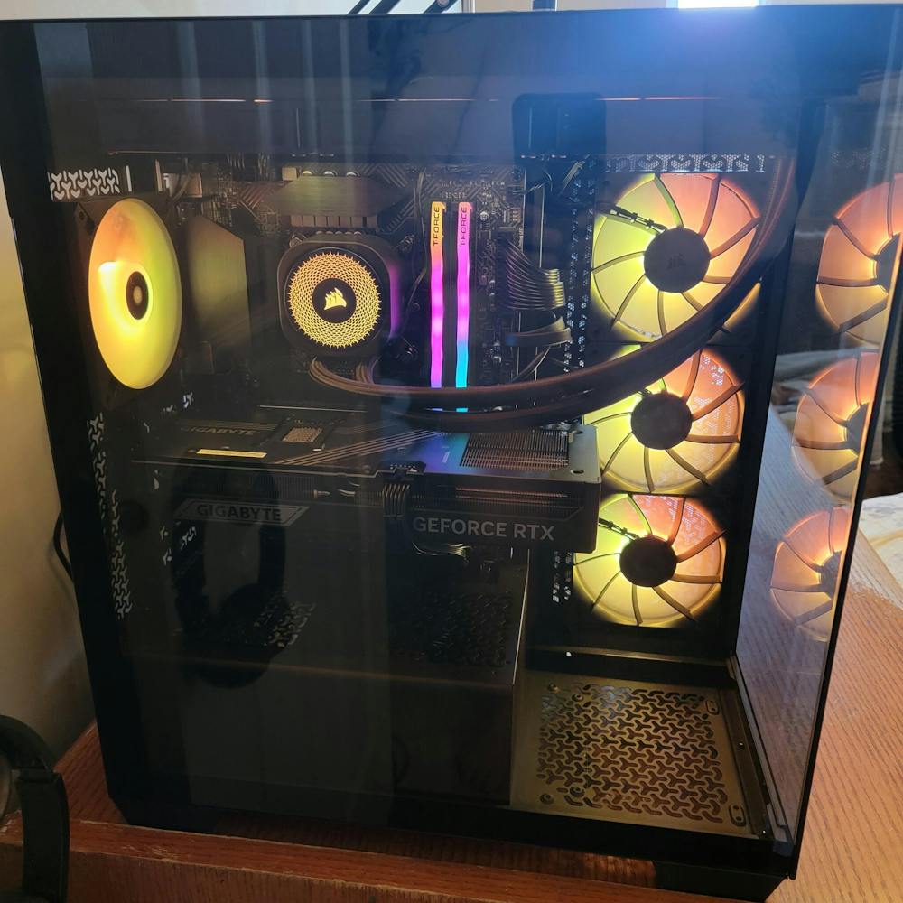 TECHNOID Nova Gaming PC - GeForce RTX 5070 Ti - Intel Core i9 14900K - 64GB DDR5 - 2TB SSD - Win 11 PRO - AI Ready - 850w 80 Plus Gold PSU - VR Compatible - Black