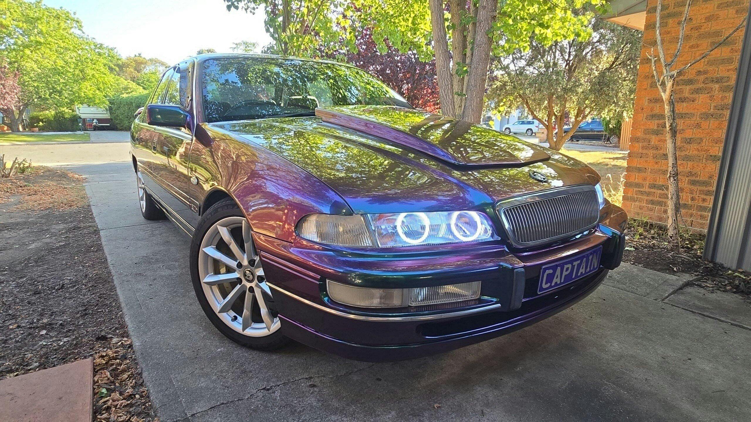 Gloss Color Shift Chameleon Galaxy Green Vinyl Wrap – Teckwrap