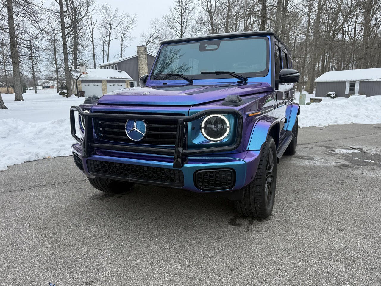 Color Shift Gloss Chameleon Purple Blue Vinyl Wrap (CK892G