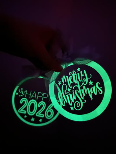 Opal White Glow in the Dark Vinyl