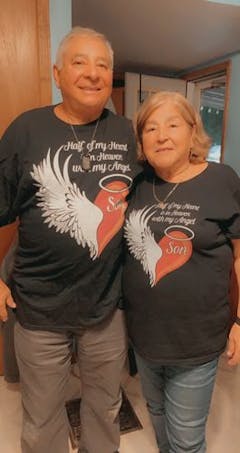 Son Half My Heart Is In Heaven With My Angel