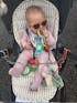 Teeny Baby Heart Polarized Sunglasses With Strap - Caramel