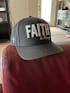 Faith and Fairways Hat - Black and White