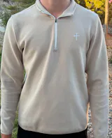 Kingdom Quarter Zip - Cream
