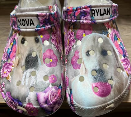 Personalized Pet Cat Dog Face Clogs Shoes - Teezalo