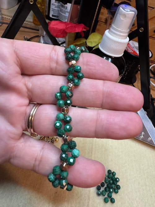 Malachite · Microfaceted · Round · 2mm, 3mm, 4mm