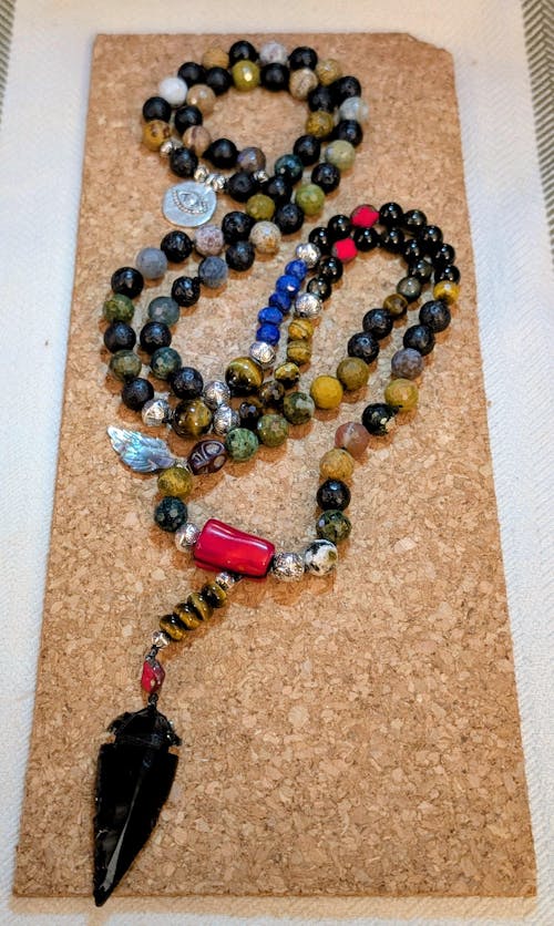 Kambaby Ocean Jasper · Faceted · Round ·  6mm, 8mm, 10mm