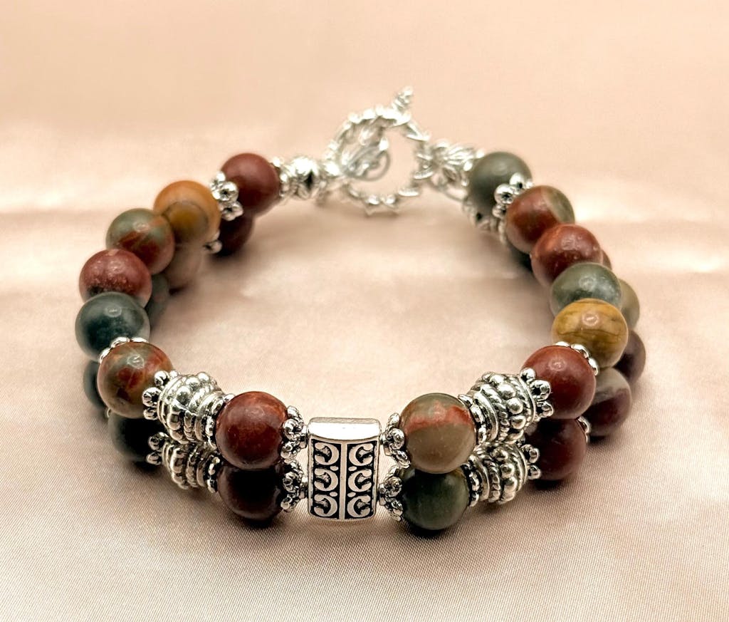 Double Eye Toggle Clasp · Antique Silver Plated Finding · 15 sets