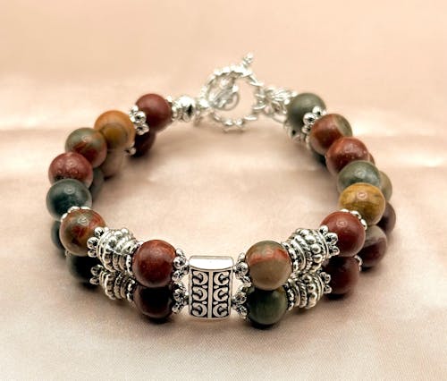 Double Eye Toggle Clasp · Antique Silver Plated Finding · 15 sets