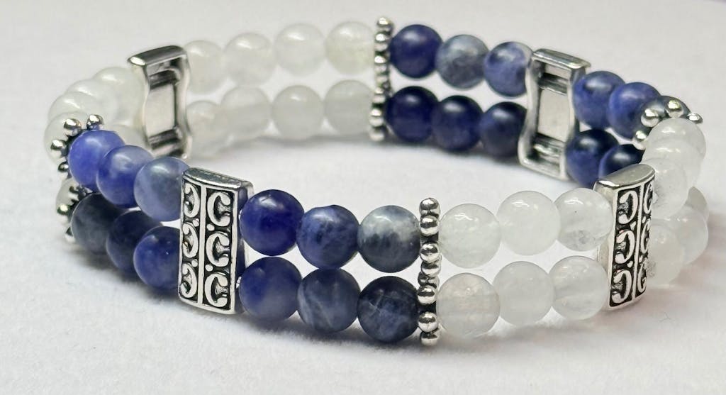 Blue Sodalite · Smooth · Round · 4mm, 6mm, 8mm, 10mm