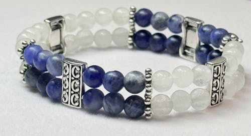 Blue Sodalite · Smooth · Round · 4mm, 6mm, 8mm, 10mm