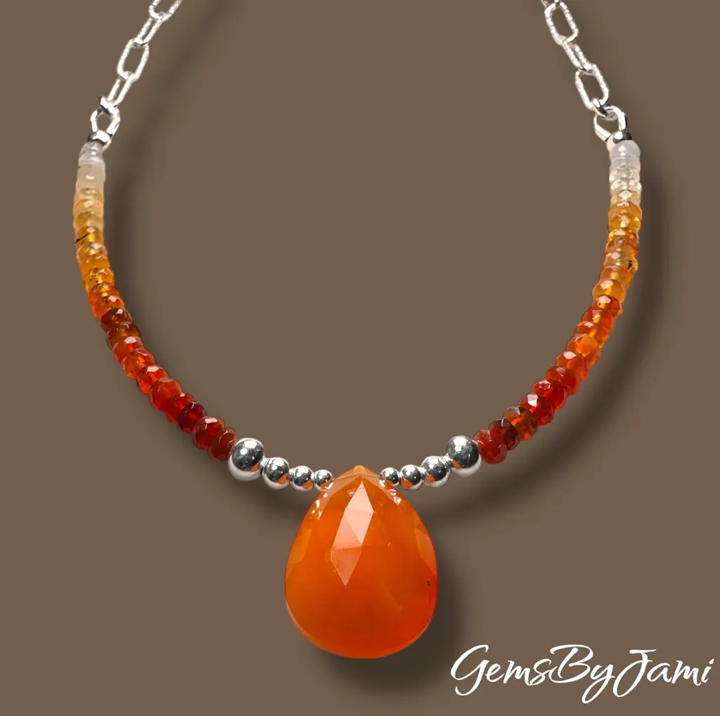 Mexican Fire Opal A · Ombre · Microfaceted · Rondelle ­· 3mm, 4mm