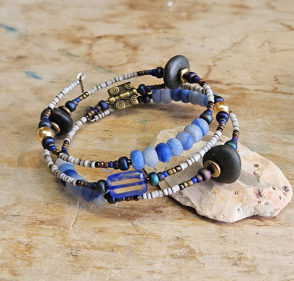 Blue Aventurine · Matte · Rondelle · 6mm, 8mm