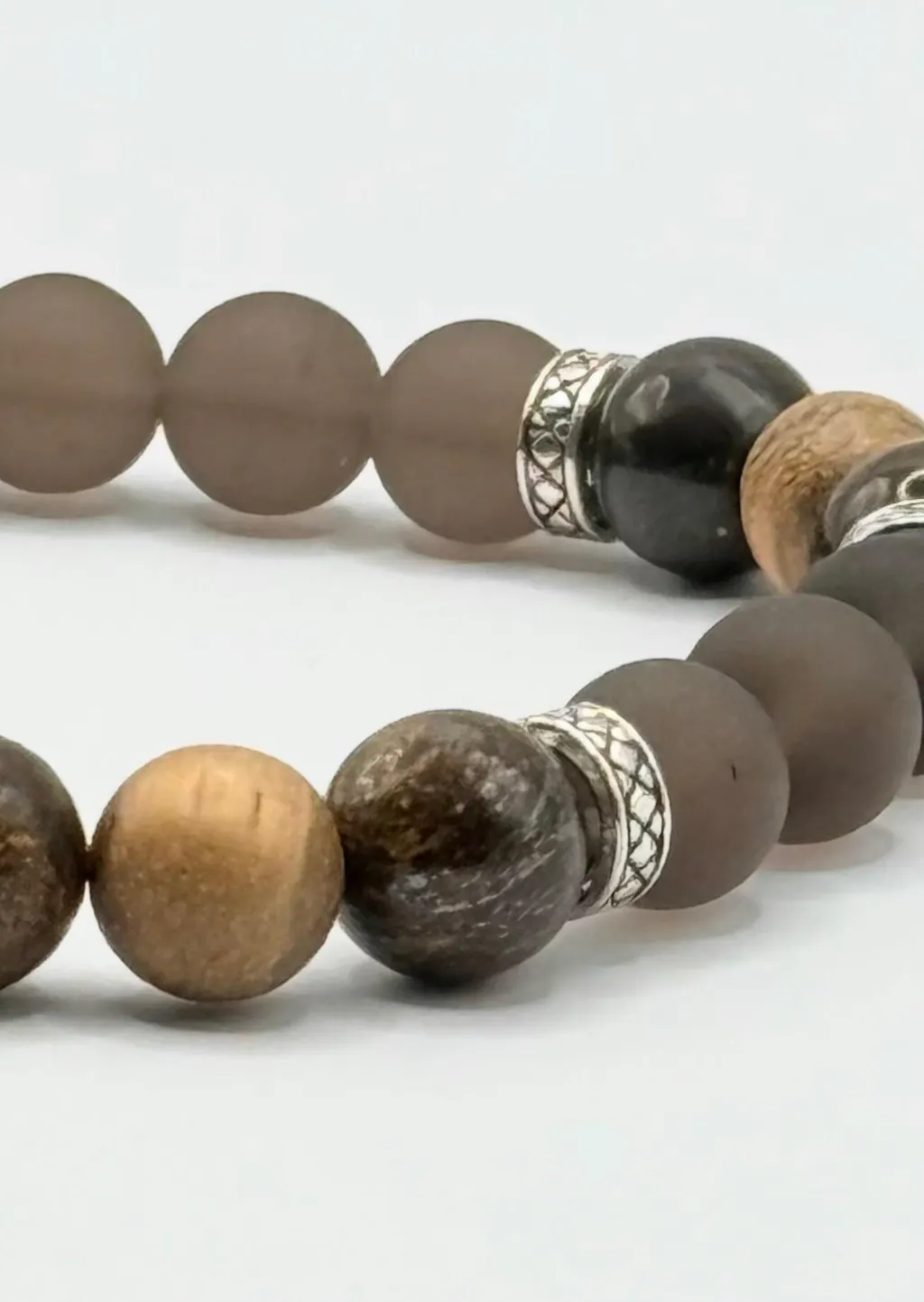 Ice Obsidian · Matte · Round · 4mm, 6mm, 8mm, 10mm
