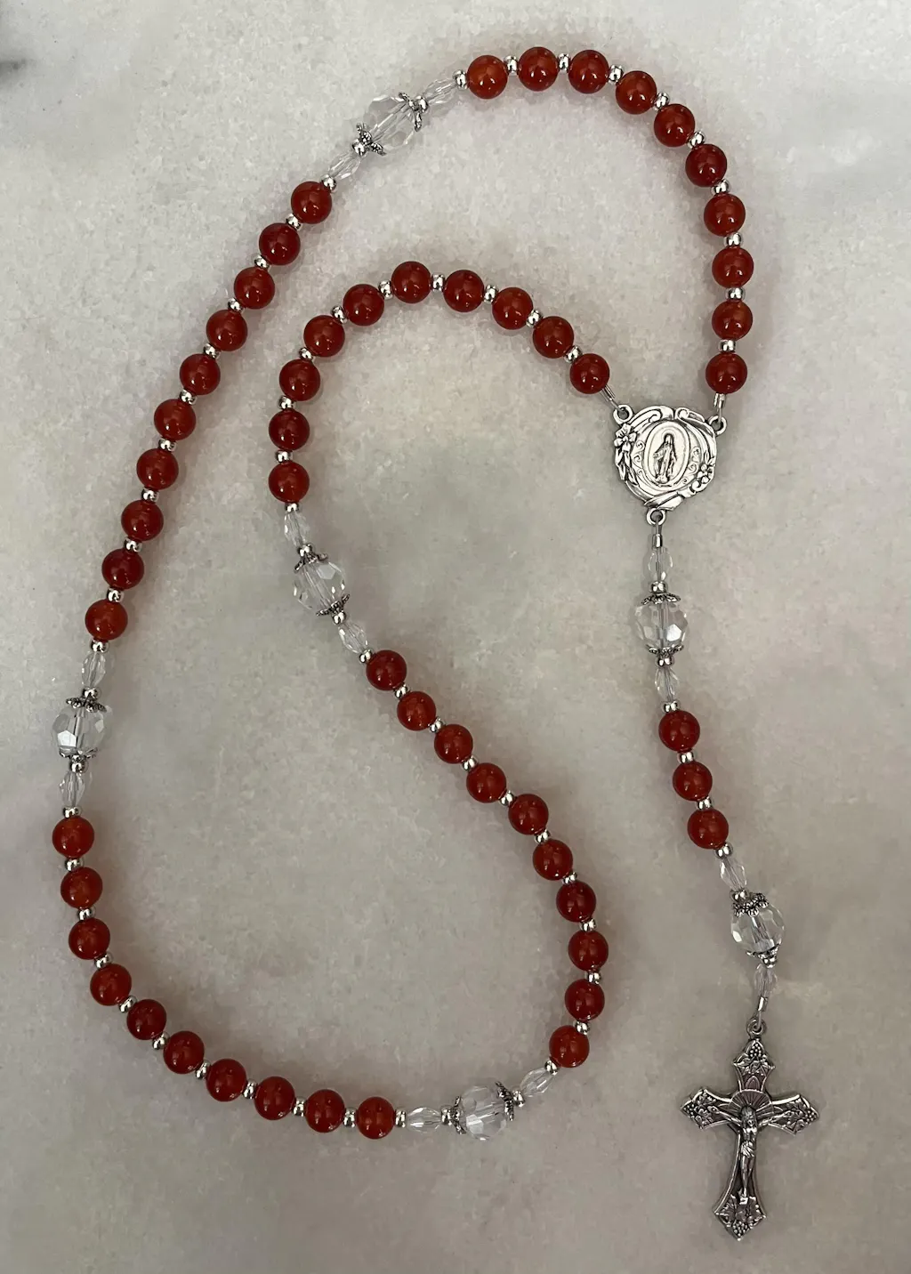 Carnelian Agate (alt) · Smooth · Round · 4mm, 6mm, 8mm, 10mm