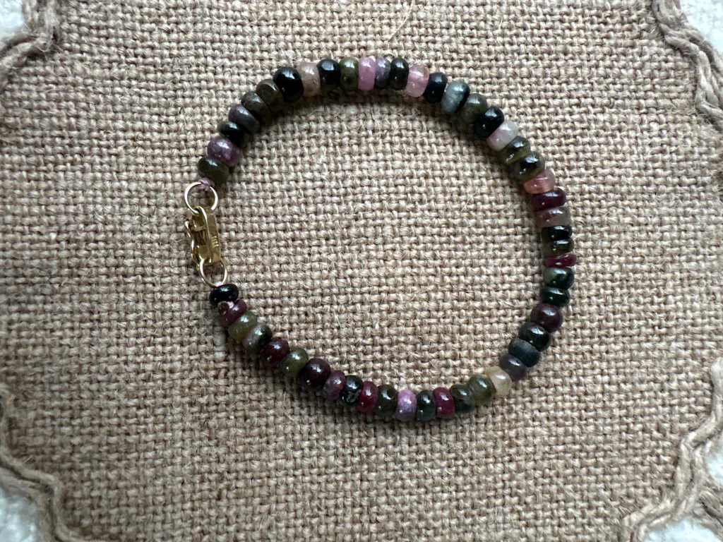 Watermelon Tourmaline · Smooth · Rondelle · 5.5mm - 6mm